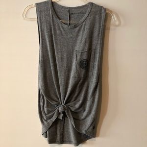 Heather gray Pure Barre muscle tank